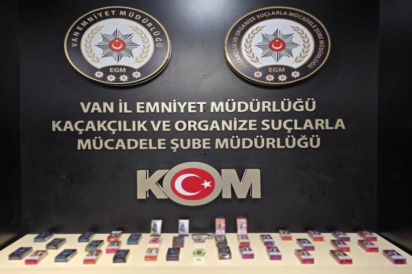 Van’da çok sayıda gümrük kaçağı malzeme ele geçirildi