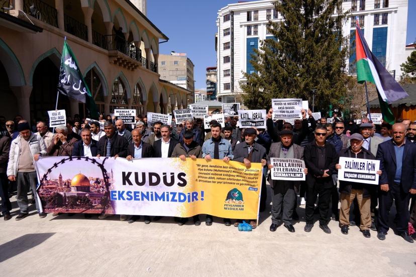 Van’da "Dünya Kudüs Günü"nde basın açıklaması düzenlendi