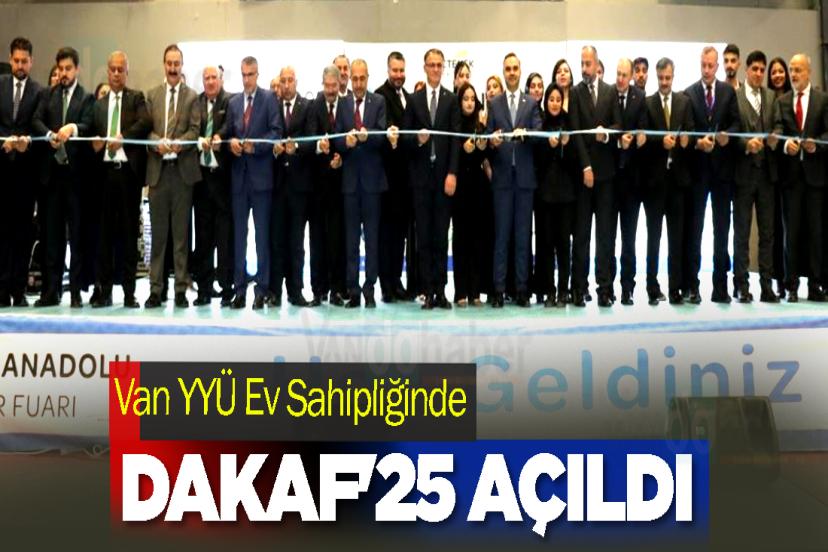 Van YYÜ Ev Sahipliğinde DAKAF'25 Açıldı
