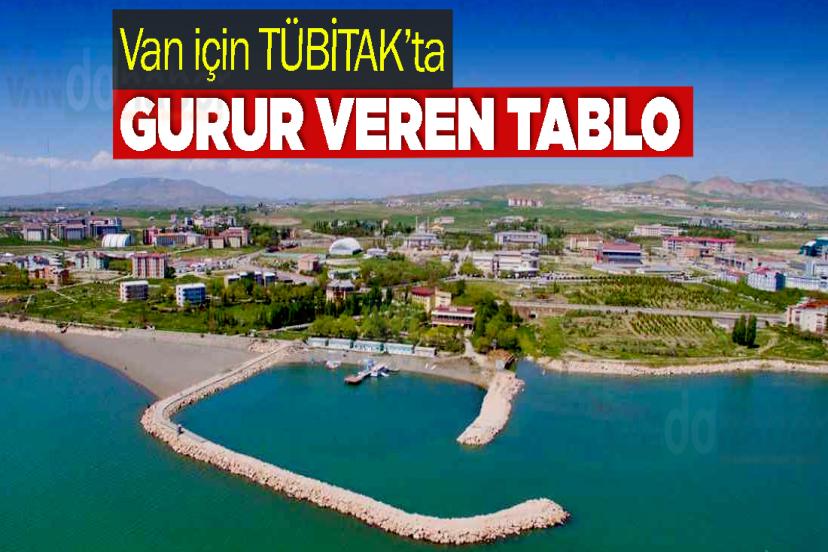 Van için TÜBİTAK’ta Gurur Veren Tablo