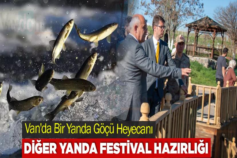 Van'da Bir Yanda Göçü Heyecanı Diğer Yanda Festival Hazırlığı