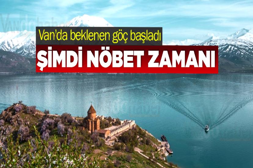 Van'da beklenen göç başladı