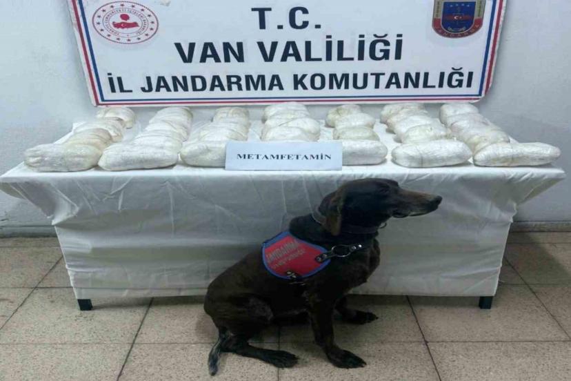 Van’da 31 kilo metamfetamin ele geçirildi