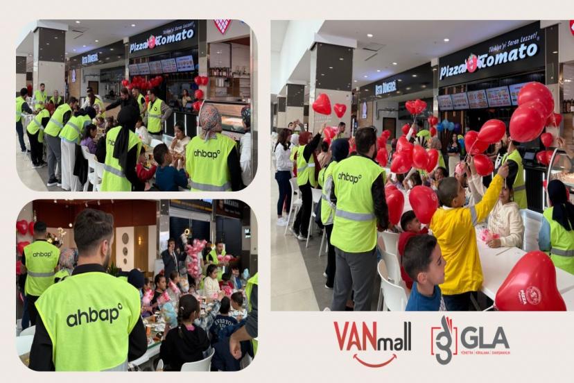 Vanmall AVM, sevgi evlerinde kalan çocukları ağırladı