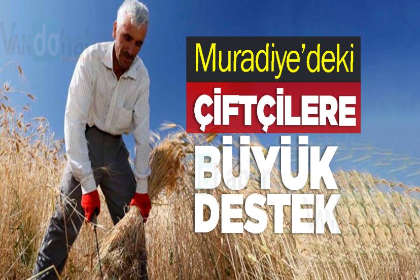 Muradiye’deki Çitçilere Büyük Destek