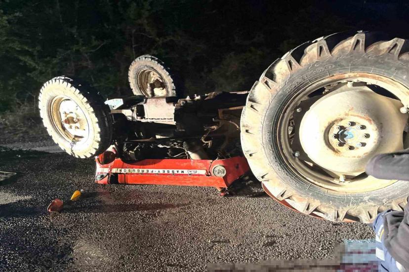 Traktörün altında can verdi