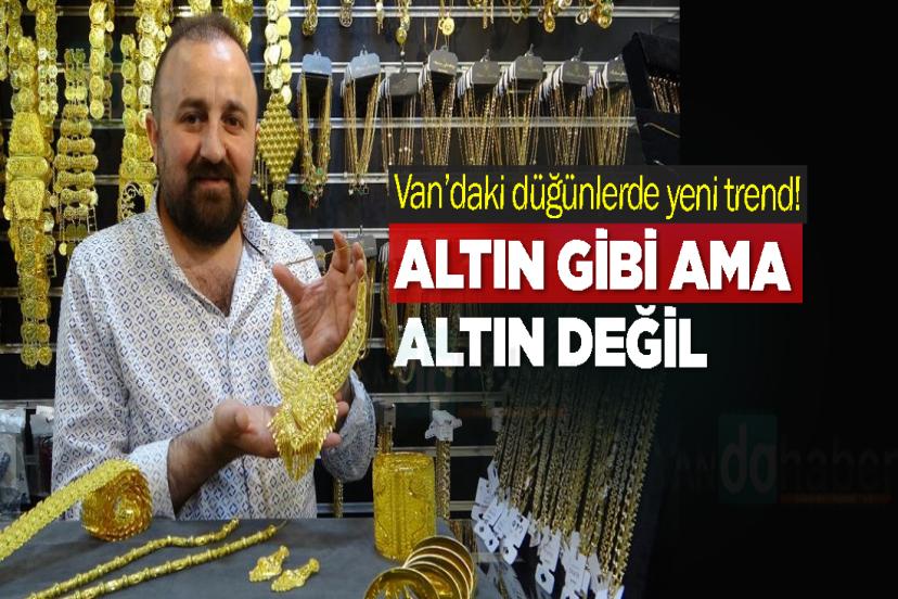 Van’daki düğünlerde yeni trend! Altın Geleneği Değişiyor