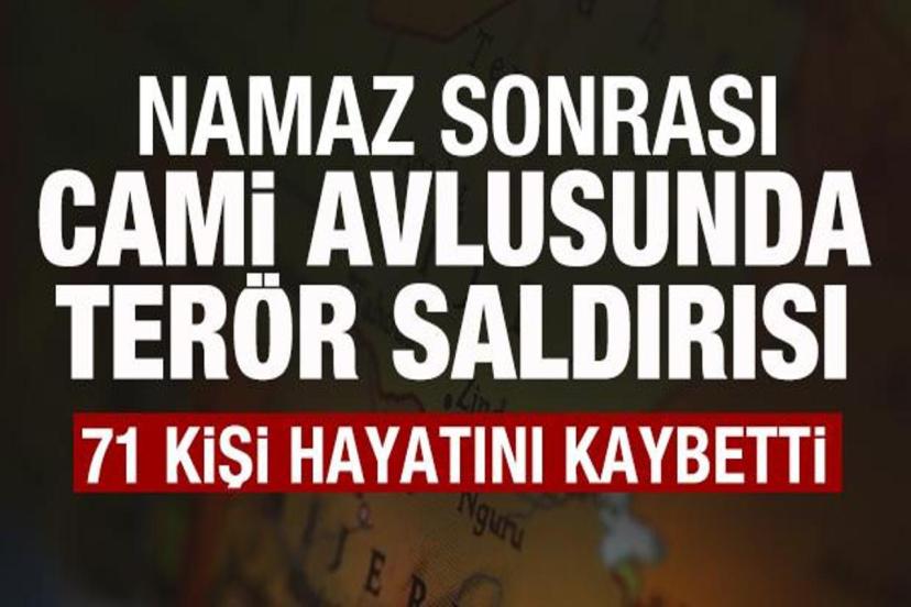 Namaz sonrası cami avlusunda saldırı!