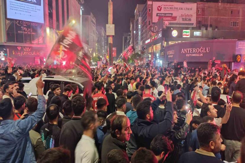 Van’da şampiyonluk coşkusu