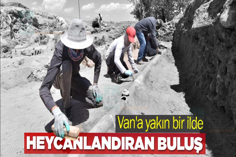 Van'a yakın bir ilde heycanlandıran buluş