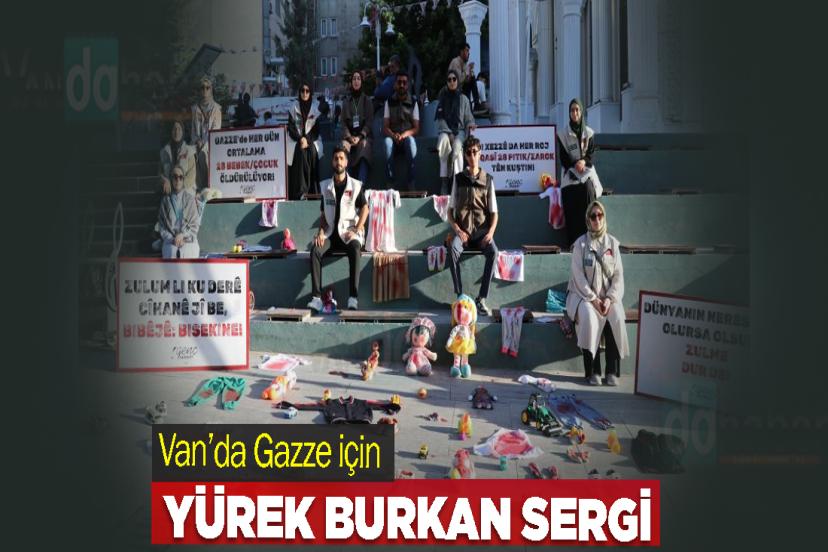 Van’da Gazze için Yürek Burkan Sergi