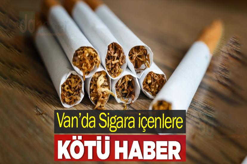 Van’da Sigara içenlere kötü haber