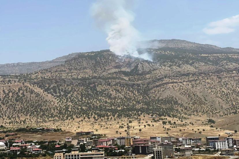 Bir Orman Yangını Haberi Hakkari’de