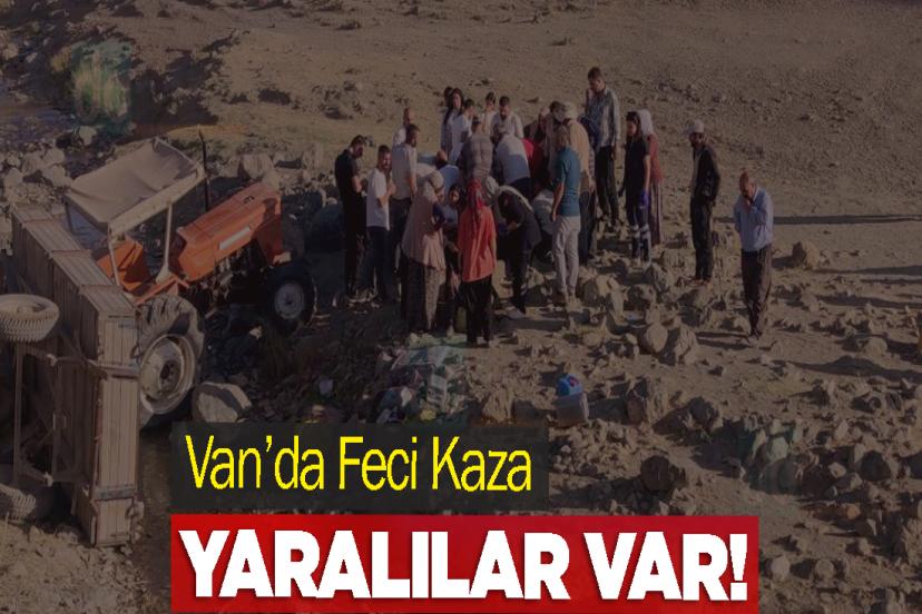 Van’da Feci Kaza! Yaralılar Var