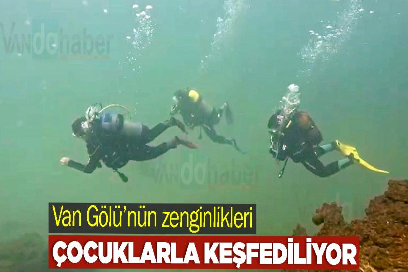 Van Gölü’nün zenginlikleri çocuklarla keşfediliyor