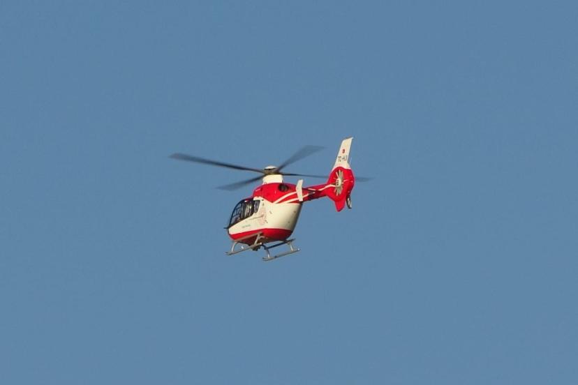 Bahçesaray’da yaralanan genç helikopter ambulansla Van’a sevk edildi