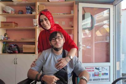 Gediz’de engelli genç iş arıyor