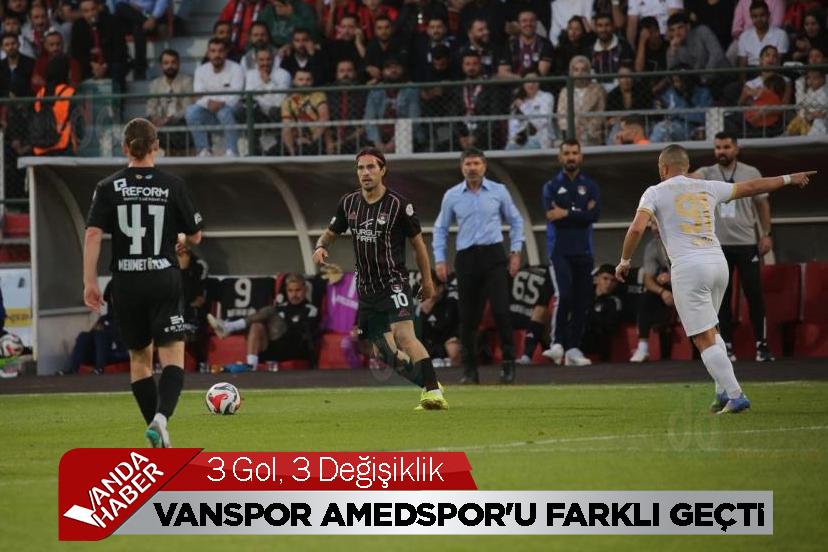 Vanspor Amedspor'u Farklı Geçti