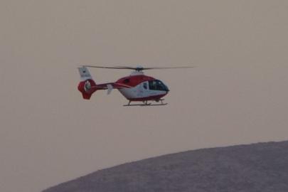 470 gramlık bebek helikopter ambulansla Van’a nakledildi