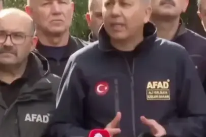 Bakan Yerlikaya: Hasar tespit çalışmalarına başlandı