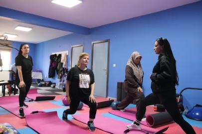 Edremit Belediyesi Fitness Kursuna Kadınlardan Yoğun İlgi