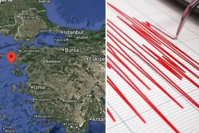 Ege'de korkutan deprem