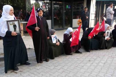 Evlat nöbetindeki annelerin umutlu bekleyişi sürüyor