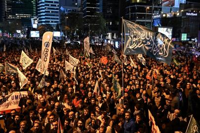 İsrail'in Sumud Filosu'na saldırısına karşı Türkiye'deki protestolar gece boyunca sürdü