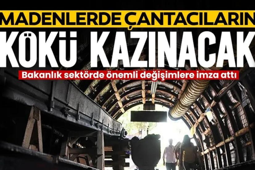 Madenlerde çantacılar