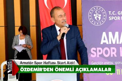 Özdemir'den Önemli Açıklamalar