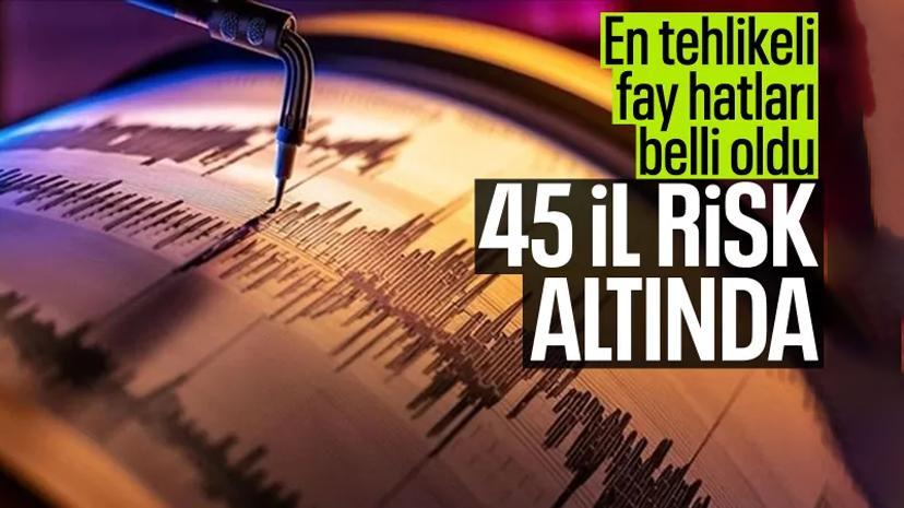 Türkiye'de 45 il risk altında!