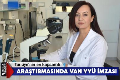 Türkiye'nin en kapsamlı araştırmasında VAN YYÜ imzası