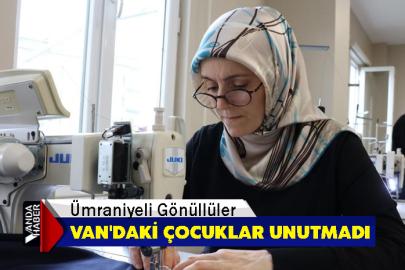 Ümraniyeli Gönüllüler Van'daki Çocuklar Unutmadı