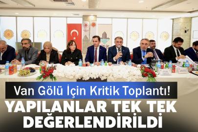 Van Gölü İçin Kritik Toplantı!