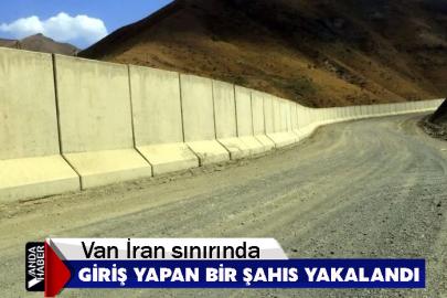 Van İran sınırında girişi yapan bir şahıs yakalandı