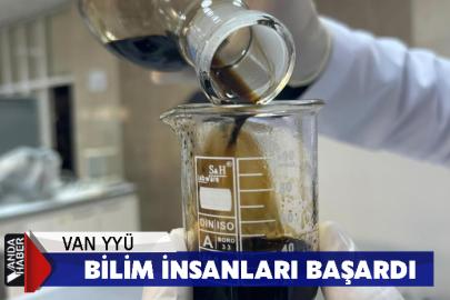 VAN YYÜ Bilim İnsanları Başardı
