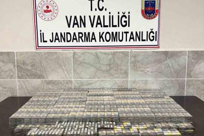 Van’da 990 paket kaçak sigara ele geçirildi