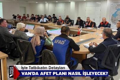 Van'da Afet Planı Nasıl İşleyecek? İşte Tatbikatın Detayları