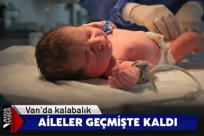 Van’da doğumlar azaldı, kalabalık aileler geçmişte kaldı