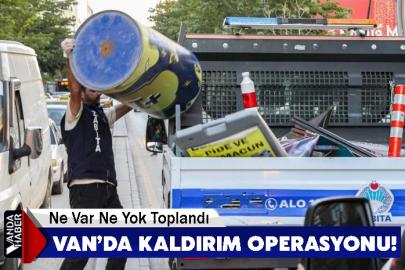 Van’da kaldırım Operasyonu!