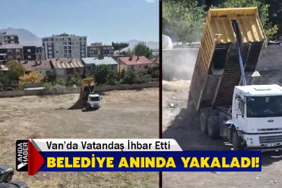 Van’da Vatandaş İhbar Etti, Belediye Anında Yakaladı!