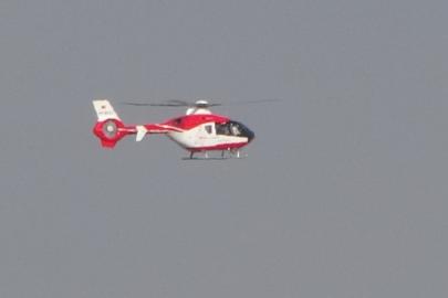 Van’dan Gaziantep’e helikopter ambulansla hasta nakli