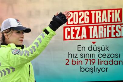 2026'da kullanılacak zamlı yeni trafik cezaları