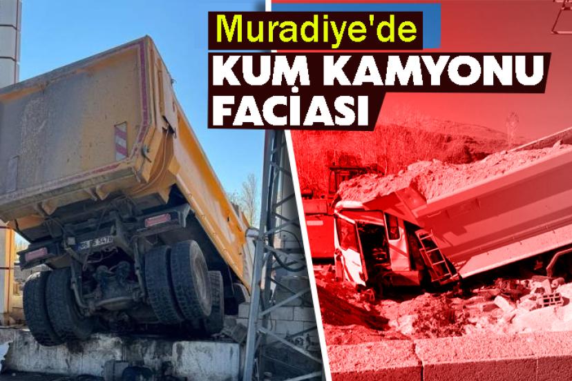 Muradiye'de Kum Kamyonu Faciası: 3 Yaralı
