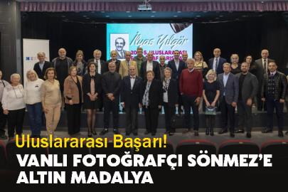 Uluslararası Başarı! Vanlı Fotoğrafçı Sönmez’e Altın Madalya