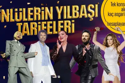 Ünlülerin yılbaşı sahne ücretleri belli oldu