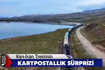 Van-İran Treninin Erçek Gölü'ndeki 'Kartpostallık' Sürprizi