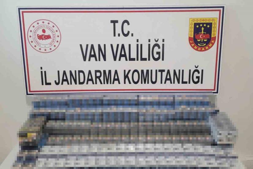 Van’da bin 314 paket kaçak sigara ele geçirildi