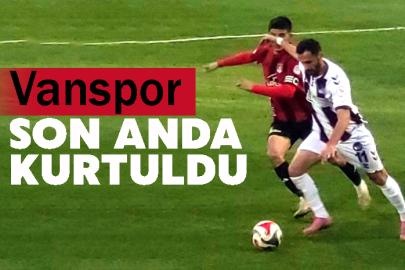 Vanspor Son Anda Kurtuldu