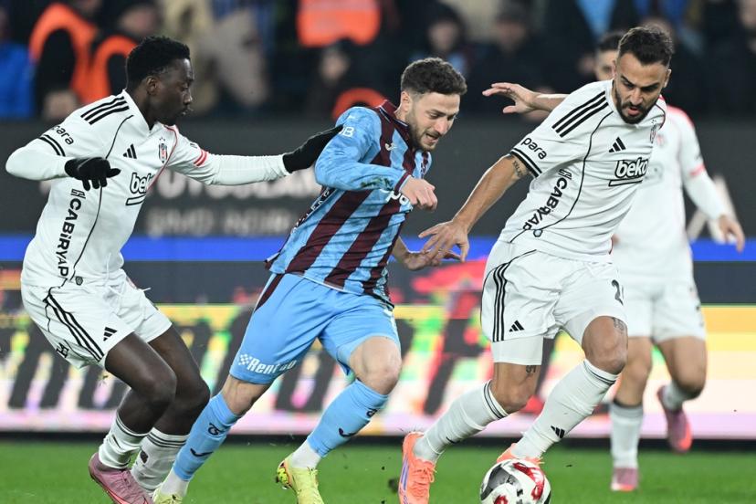 6 gollü süper maç! Trabzonspor ile Beşiktaş yenişemedi